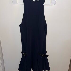 Zara Navy Sleeveless Top